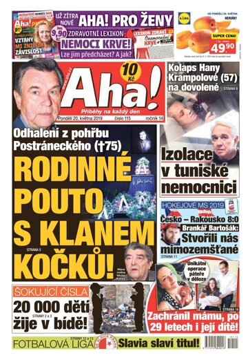 Obálka e-magazínu AHA! 20.5.2019