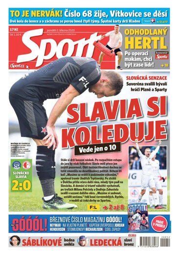 Obálka e-magazínu Sport 2.3.2020