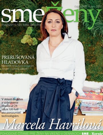 Obálka e-magazínu SME ŽENY 28/3/2020