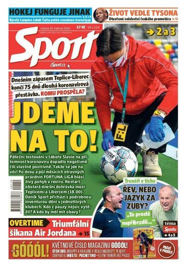 Obálka e-magazínu Sport 23.5.2020