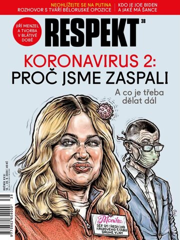Obálka e-magazínu Respekt 38/2020