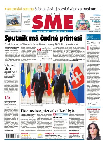 Obálka e-magazínu SME 28-4-2021