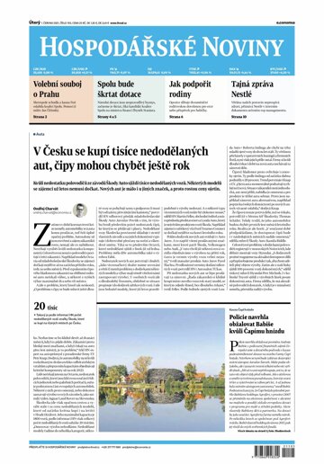 Obálka e-magazínu Hospodářské noviny 105 - 1.6.2021