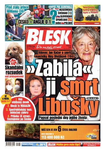 Obálka e-magazínu Blesk 23.6.2021