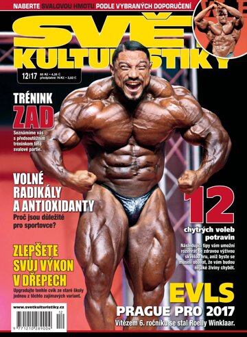 Obálka e-magazínu Svět Kulturistiky 12/2017