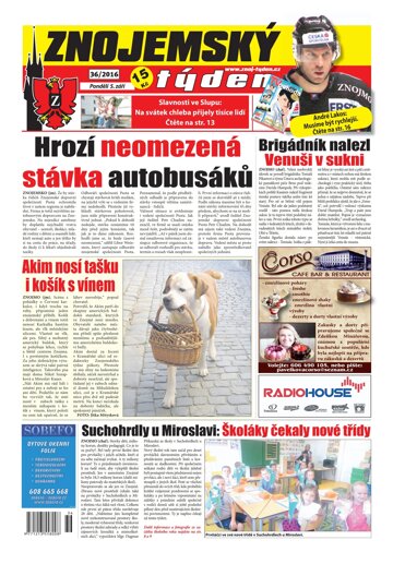 Obálka e-magazínu Znojemský týden 36/2016