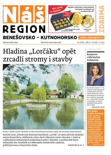 Obálka e-magazínu Náš Region - Benešovsko/Kutnohorsko 22/2023