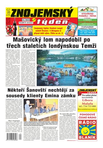 Obálka e-magazínu Znojemský týden 31/2023