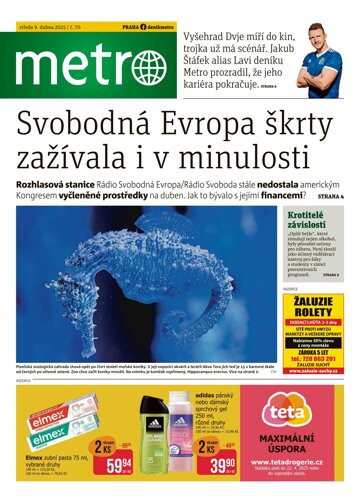 Obálka e-magazínu deník METRO 9.4.2025