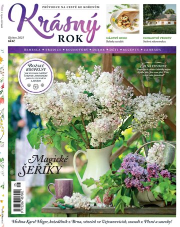 Obálka e-magazínu Krásný rok Květen 2025