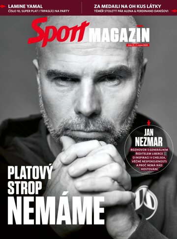 Obálka e-magazínu SPORT Magazín 1.8.2025