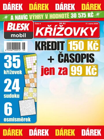Obálka e-magazínu BleskMobil křížovky BL - 8/2025