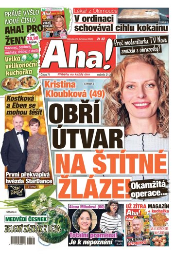 Obálka e-magazínu AHA! 25.3.2026