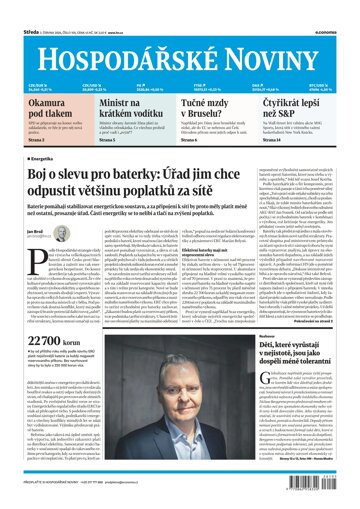 Obálka e-magazínu Hospodářské noviny 105 - 3.6.2026