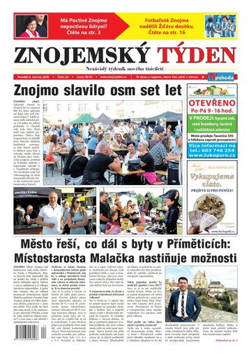 Obálka e-magazínu Znojemský týden 24/2026