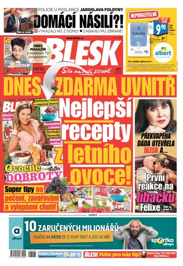 Obálka e-magazínu Blesk 17.7.2026