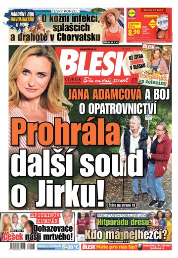 Obálka e-magazínu Blesk 23.7.2026