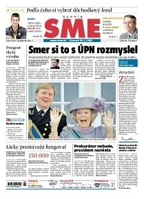 Obálka e-magazínu SME 29.1.2013