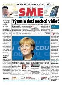 Obálka e-magazínu SME 24.9.2013