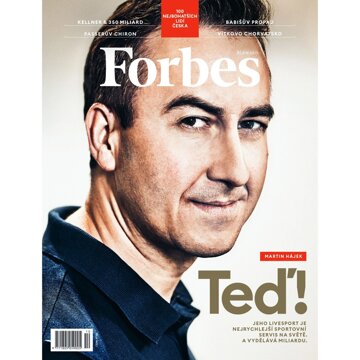Obálka audioknihy Forbes říjen 2019