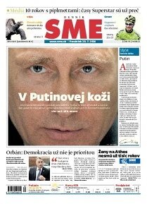 Obálka e-magazínu SME 28.7.2014