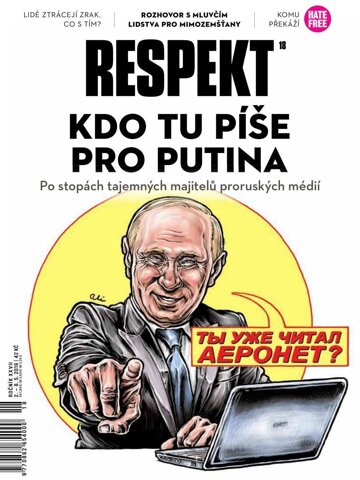 Obálka e-magazínu Respekt 18/2016