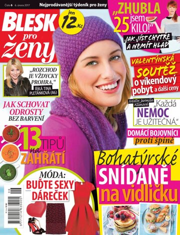 Obálka e-magazínu Blesk pro ženy 6.2.2017