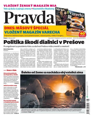 Obálka e-magazínu Pravda 24. 2. 2017