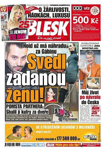 Obálka e-magazínu Blesk 21.4.2017