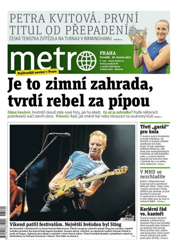 Obálka e-magazínu deník METRO 26.6.2017