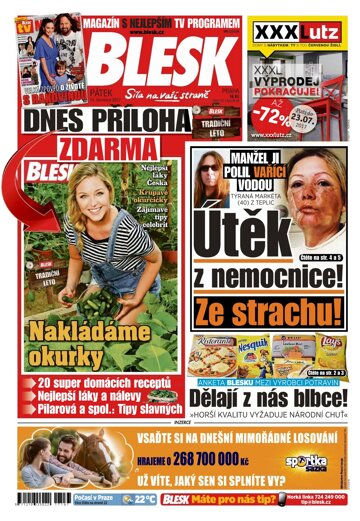 Obálka e-magazínu Blesk 14.7.2017