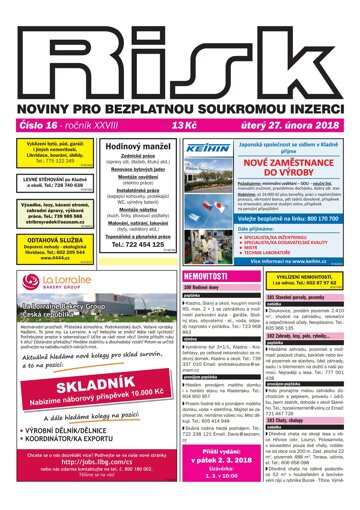 Obálka e-magazínu Risk 16/2018