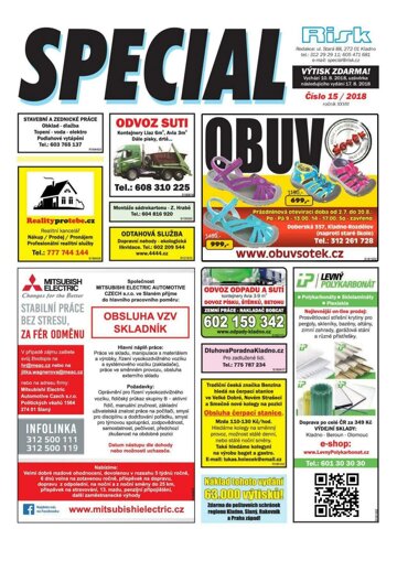 Obálka e-magazínu Special 15/2018