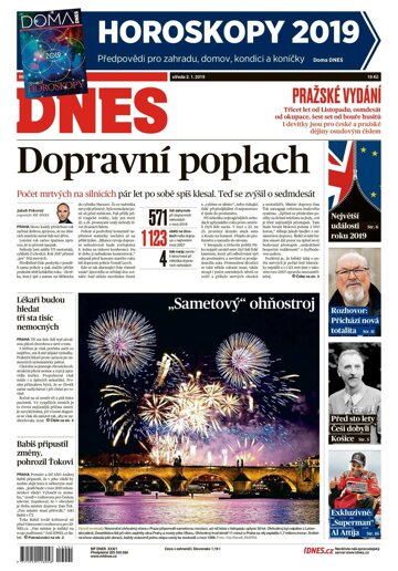 Obálka e-magazínu MF Dnes 2.1.2019