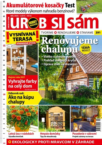 Obálka e-magazínu Urob si sám 5/2021