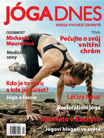 Obálka e-magazínu JÓGA DNES září/říjen 2017