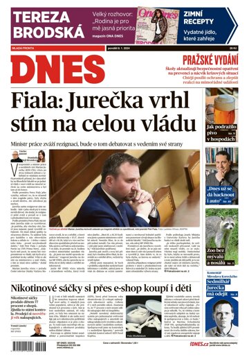 Obálka e-magazínu MF Dnes 8.1.2024