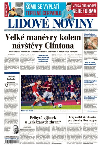 Obálka e-magazínu Lidové noviny 4.3.2024