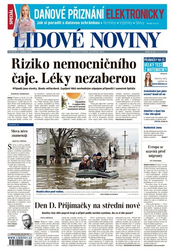 Obálka e-magazínu Lidové noviny 11.4.2024