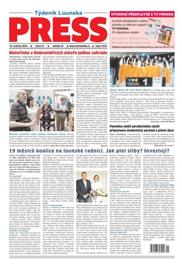 Obálka e-magazínu Lounský press 21/24
