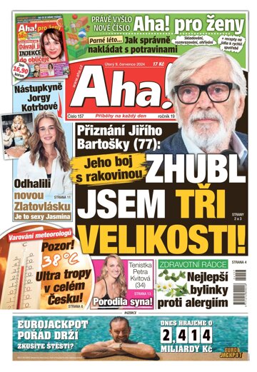 Obálka e-magazínu AHA! 9.7.2024