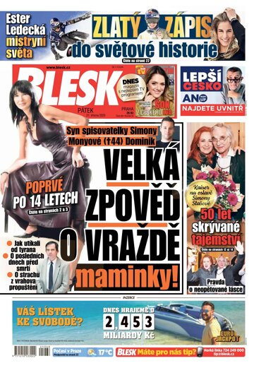 Obálka e-magazínu Blesk 21.3.2025