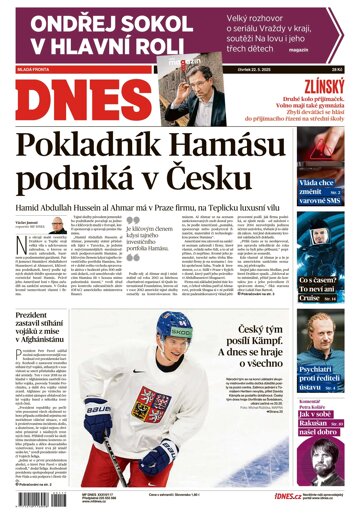 Obálka e-magazínu MF DNES Zlínský - 22.05.2025