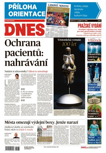 Obálka e-magazínu MF Dnes 12.7.2025