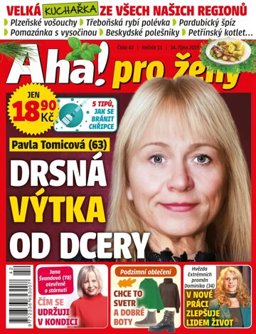 Obálka e-magazínu AHA! pro ženy 42/2025