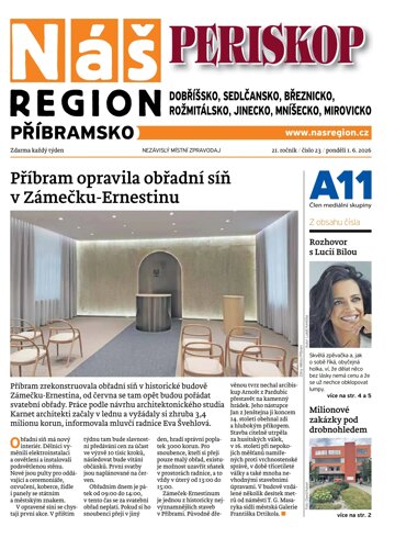 Obálka e-magazínu Náš Region - Příbramsko 23/2026