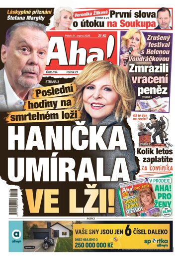 Obálka e-magazínu AHA! 21.8.2026