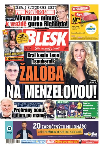 Obálka e-magazínu Blesk 16.10.2026
