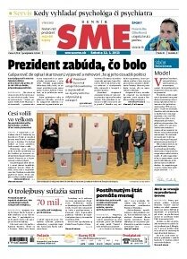 Obálka e-magazínu SME 12.1.2013
