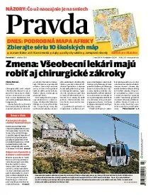 Obálka e-magazínu Pravda 21. 10. 2013